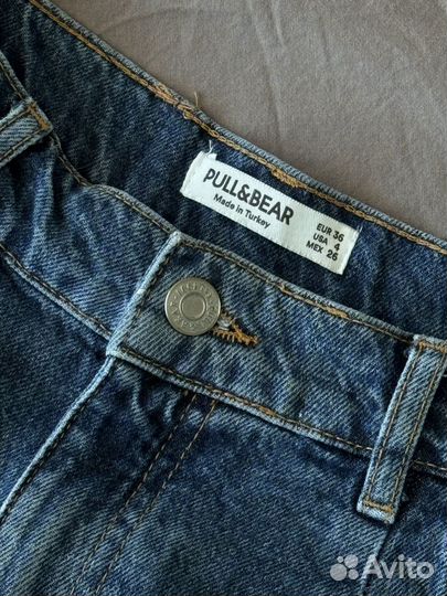 Джинсовые шорты Pull and bear