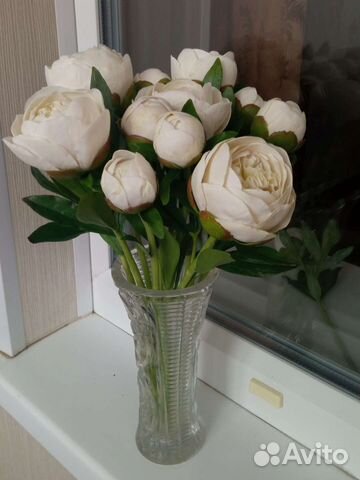 Пионы из полимерной глины