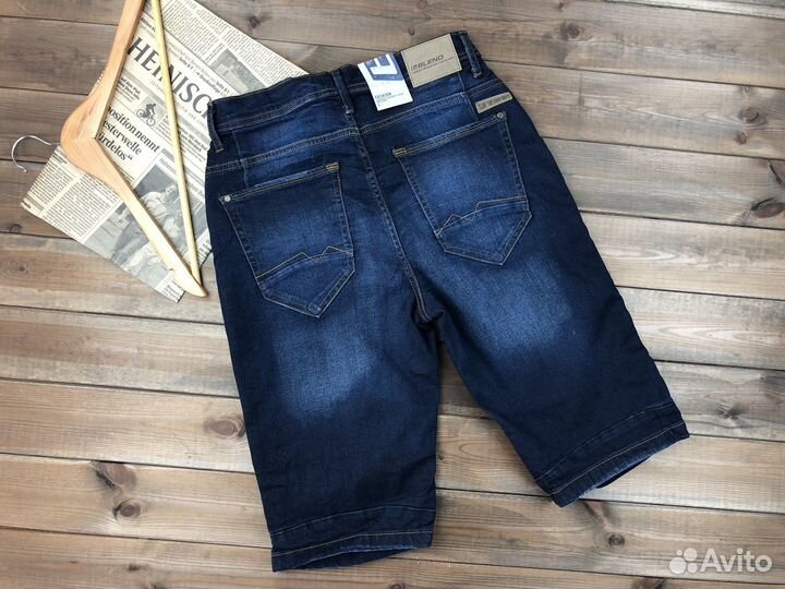 Шорты джинсовые мужские удлиненные Дания