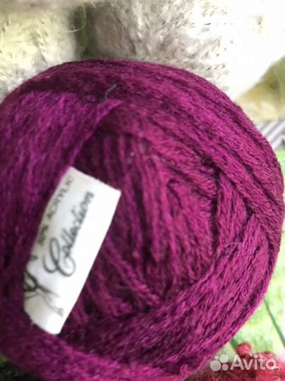 Пряжа для вязания бу