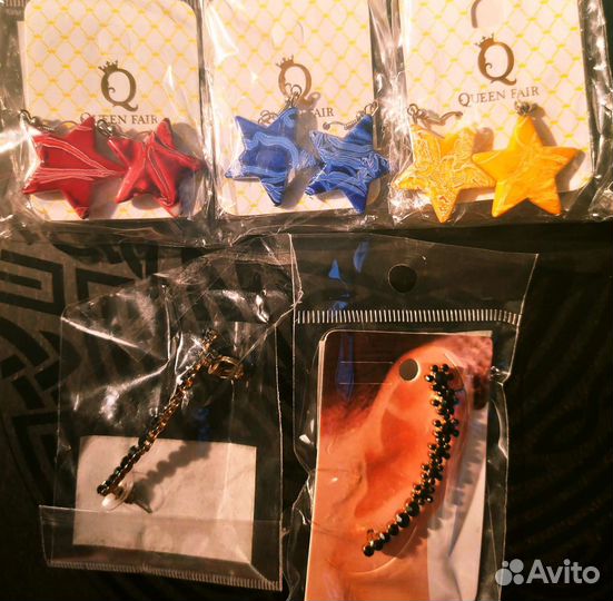 Серьги каффа новые