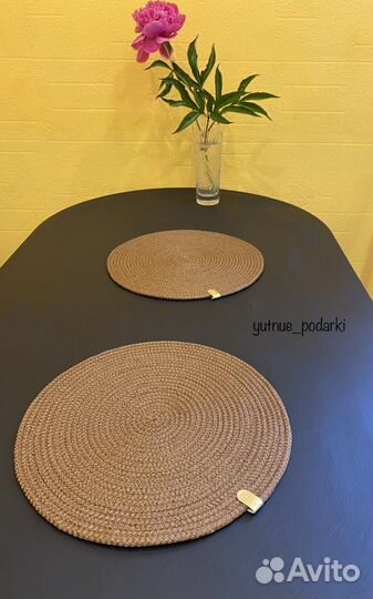 Салфетки сервировочные на стол D27 см, в наличии