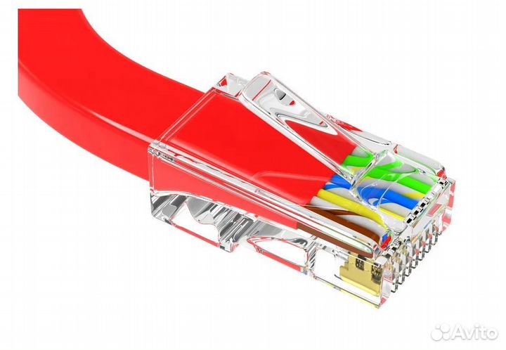 Коннектор vcom RJ 45 / 8P8C UTP категория 5 100 шт