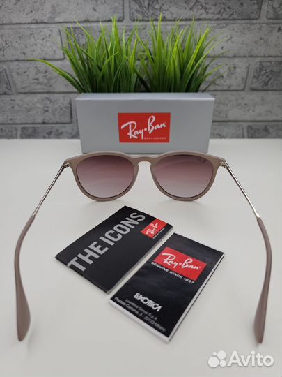 Очки Ray Ban Erika 4171 Бежевые Soft Touch