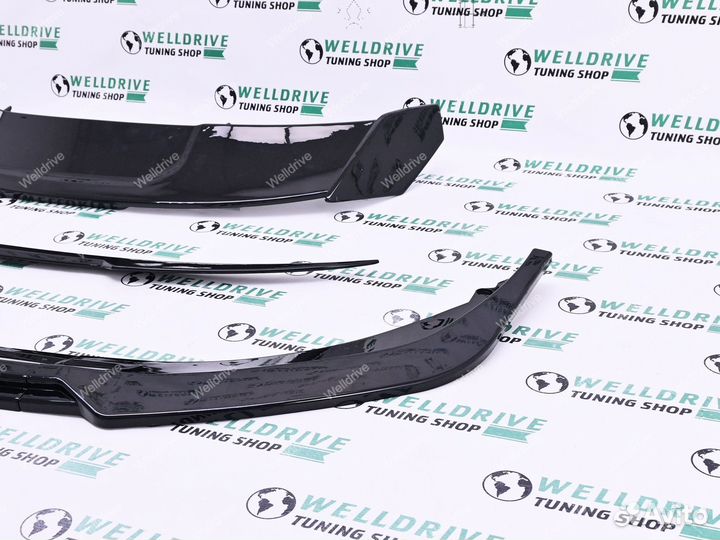 Губа передняя BMW 1 F40 без М пакета спойлеры