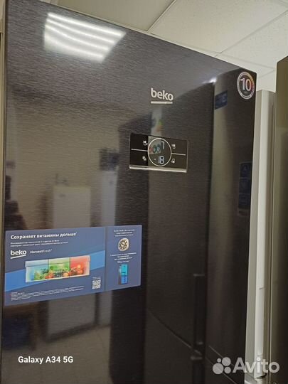 Холодильник Новый Beko. No Frost. Чёрный. Доставка