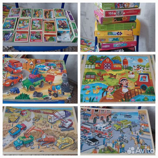 Деревянные пазлы