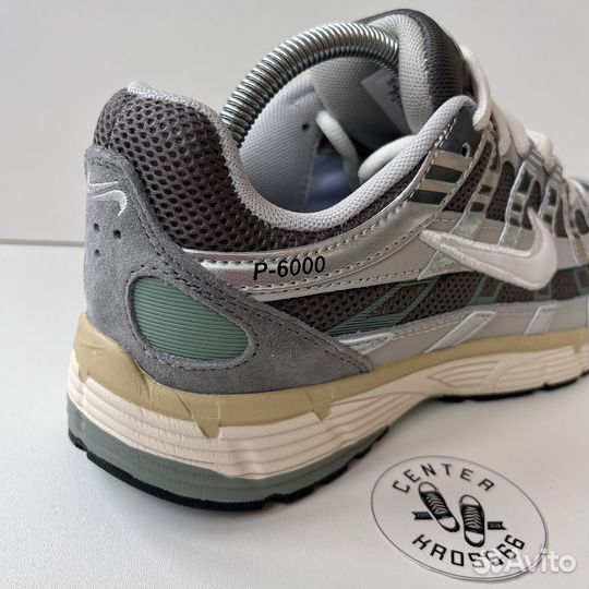 Кроссовки Nike P 6000 мужские Flat Pewter Grey