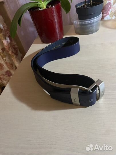 Ремень синий