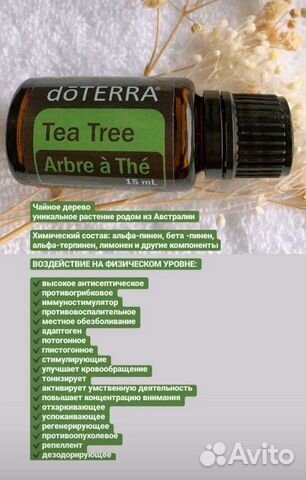 Эфирное масло чайного дерева Doterra