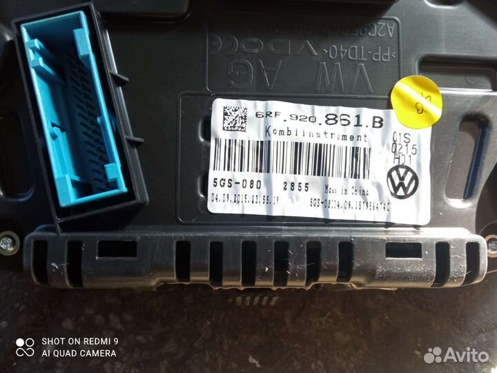 Комплект эбу Фольксваген Поло 1.6 cwva МКПП