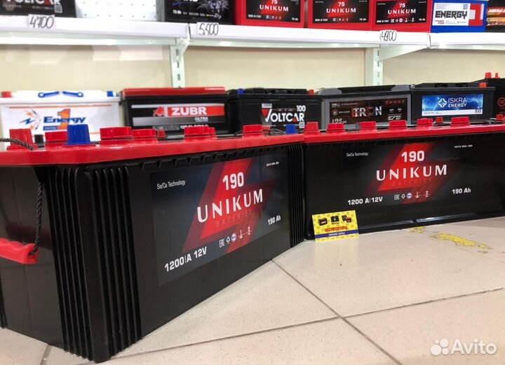 Аккумулятор Unikum (Казахстан) 190Ач 1200А