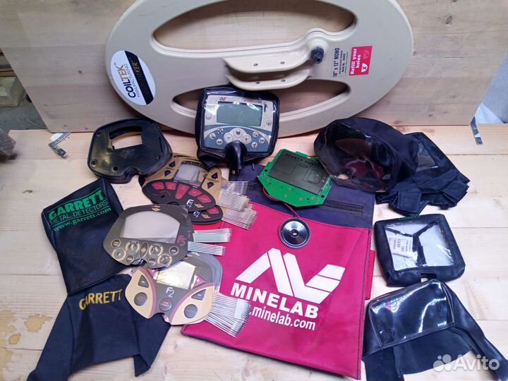 Катушки и запчасти, чехлы для металлоискателей