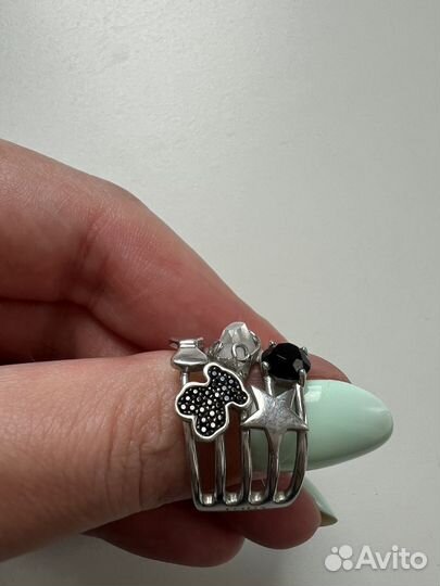 Кольцо Tous размер 58 (18) строго оригинал