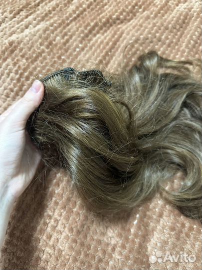 Шиньон из натуральных волос