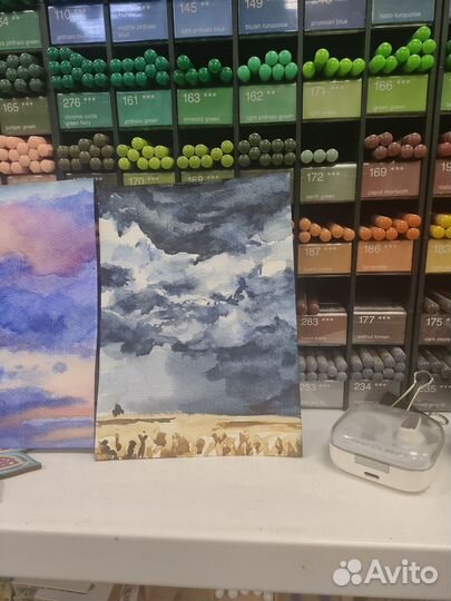 Открытки написанные акварелью оригинальные