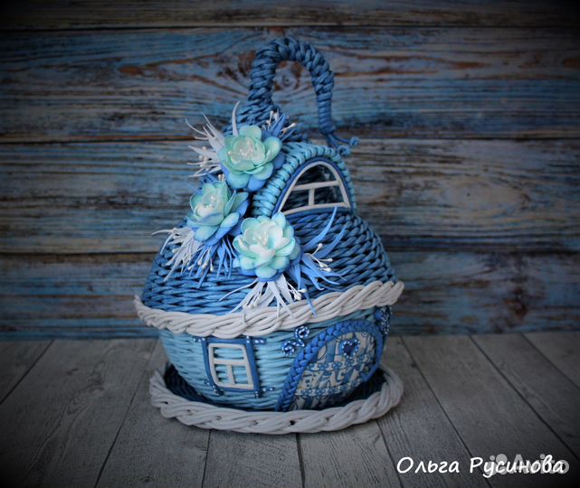 Корзина плетёная