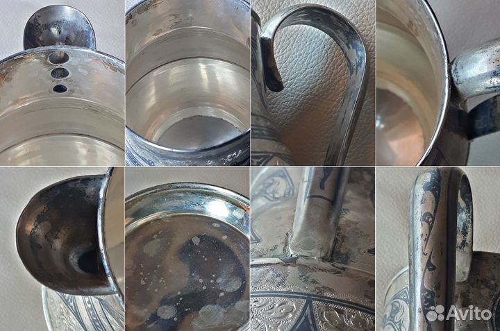 Кувшин для воды серебряный. 1250 мл., 875-я проба