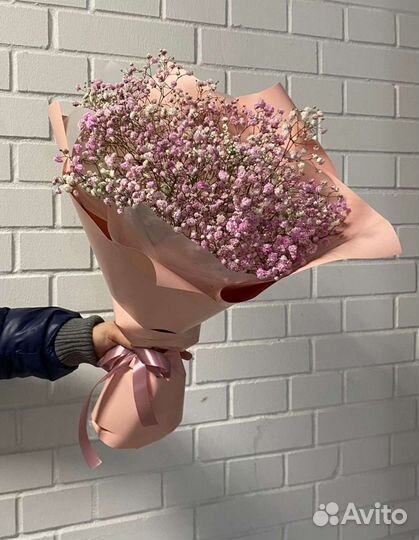 Букет цветов, гипсофила