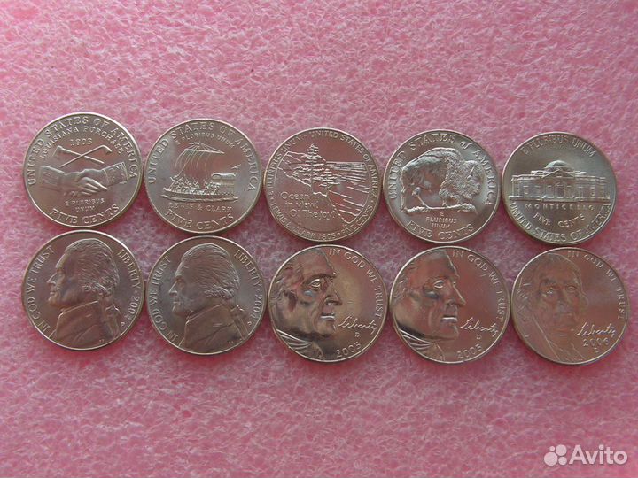 Наборы монет США Линкольн, Запад, Парки и т.д