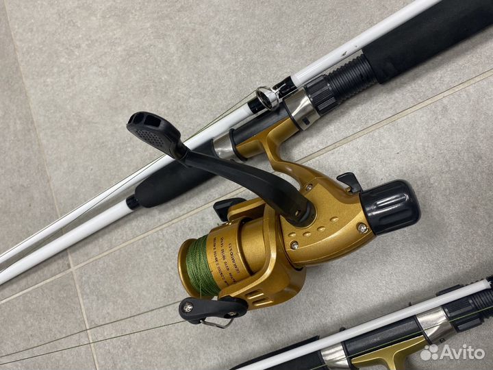 Удочка оснащенная для фидера спиннинга 2,7 м новые