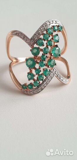 Эксклюзивное золотое кольцо