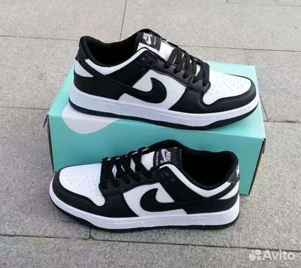 Кроссовки Nike SB Dunk Low Pro black white