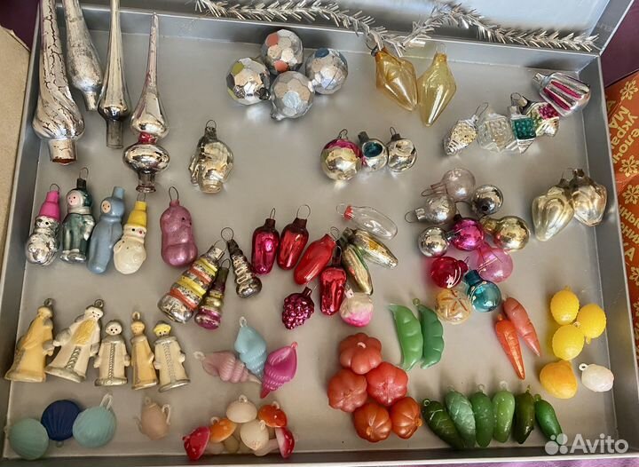 Елочные игрушки СССР набор малютка
