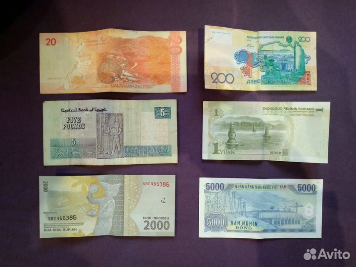 Банкноты разных стран