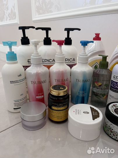 Пустые баночки от шампуней/бальзамов/масок/кремов