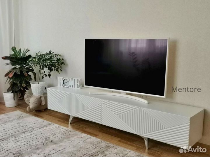 Тумба тв Bravo с фрезеровкой (конструктор)