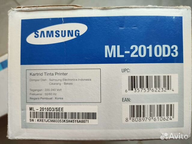 Картридж ML-2010D3