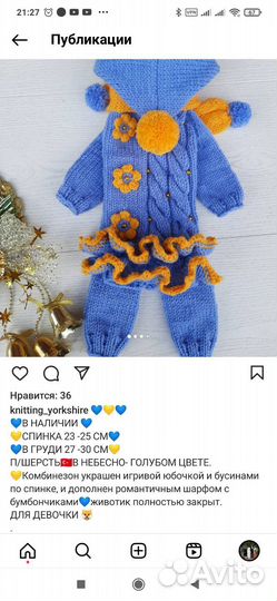 Одежда для маленькой собачки. Новое