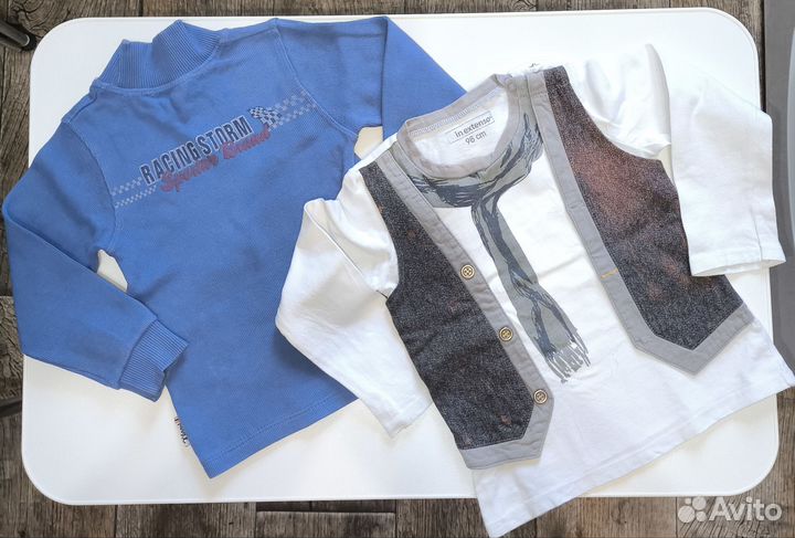 Большой пакет одежды для мальчика 86-92-98 см