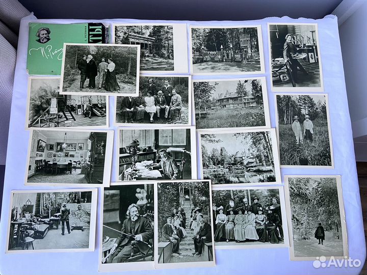 Наборы открыток СССР открытки Кижи, Пенаты и др