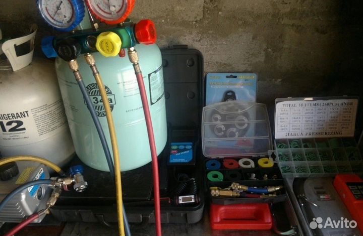 Опрессовка кондиц. VW Golf 2024-н.в