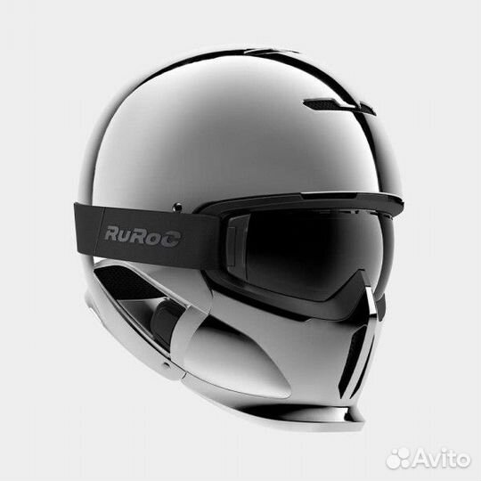 Горнолыжный шлем ruroc Rg1-DX Chrome New