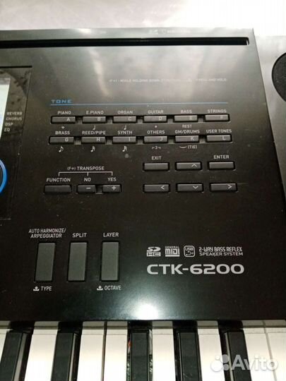 Синтезатор casio ctk 6200