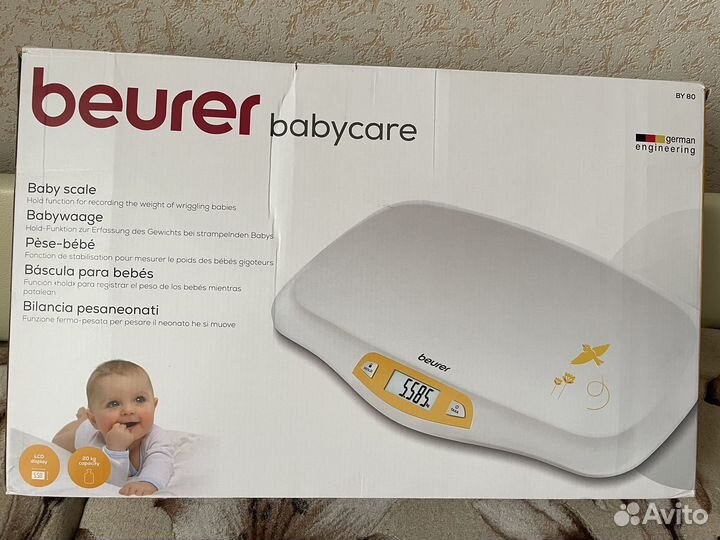 Детские весы для новорожденных beurer
