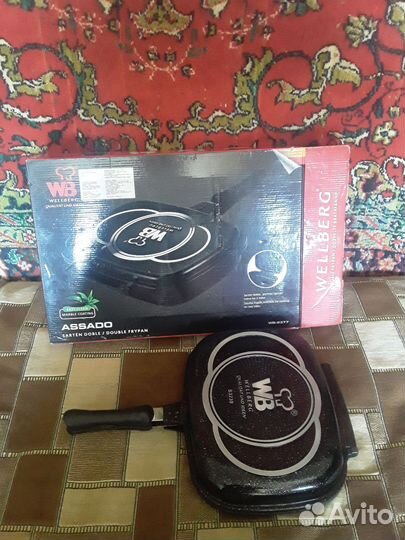 Двухсторонняя сковорода с антипригарным покрытием