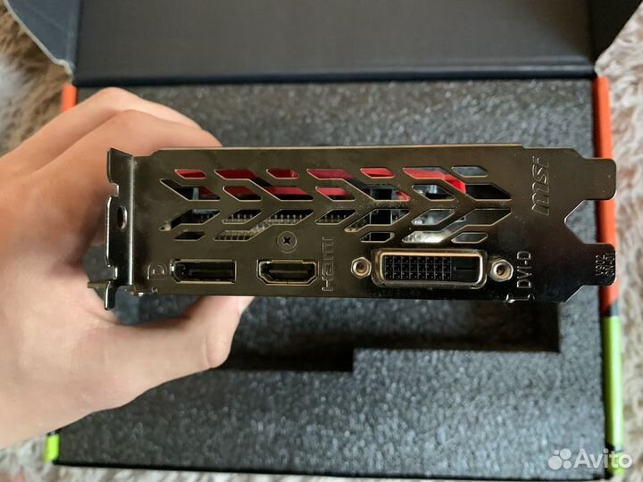 Видеокарта MSI GeForce GTX 1050 Ti gaming X