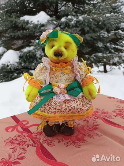 Мишка тедди ручная работа.подарок на праздник