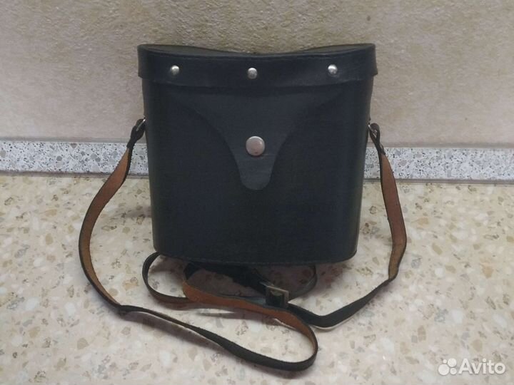 Кожаный кофр от бинокля Беркут бпц 12х40 сомз СССР