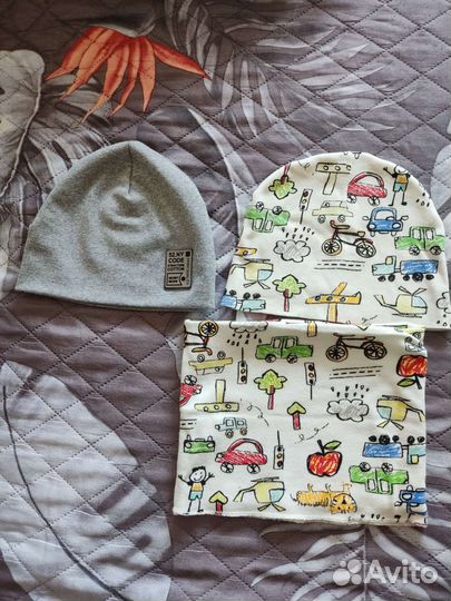 Шапки и снуд на 1.5-2 года