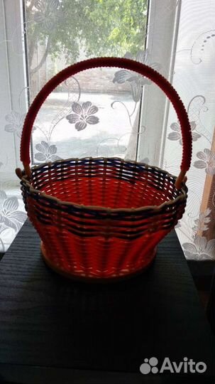 Корзина плетеная СССР конфетница