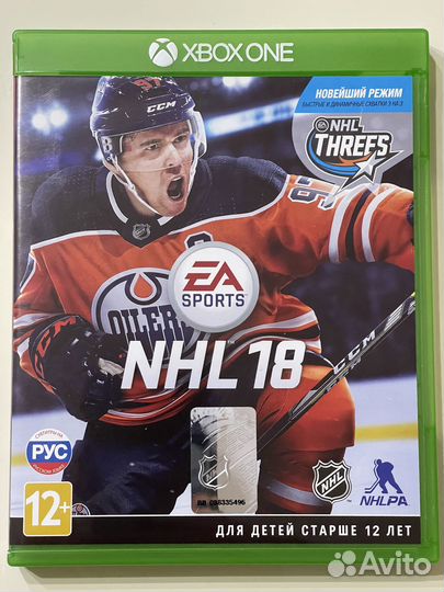 Игра NHL 18 для Xbox One