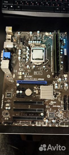 Материнская плата msi, Xeon E3-1270 3.4Ghz, 12gb