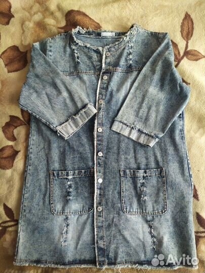 Кардиган джинсовый