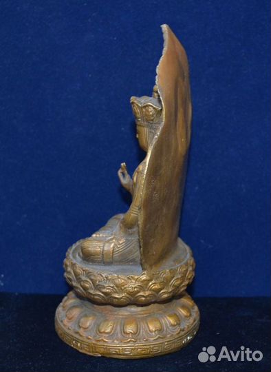 Статуэтка бронза патинированная Будда буддизм Тибе