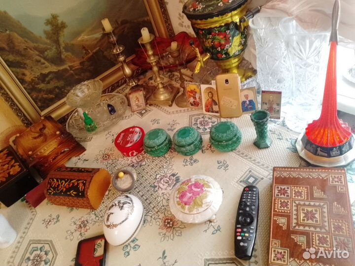 Хрусталь фарфор стекло вазы сервизы пары посуда